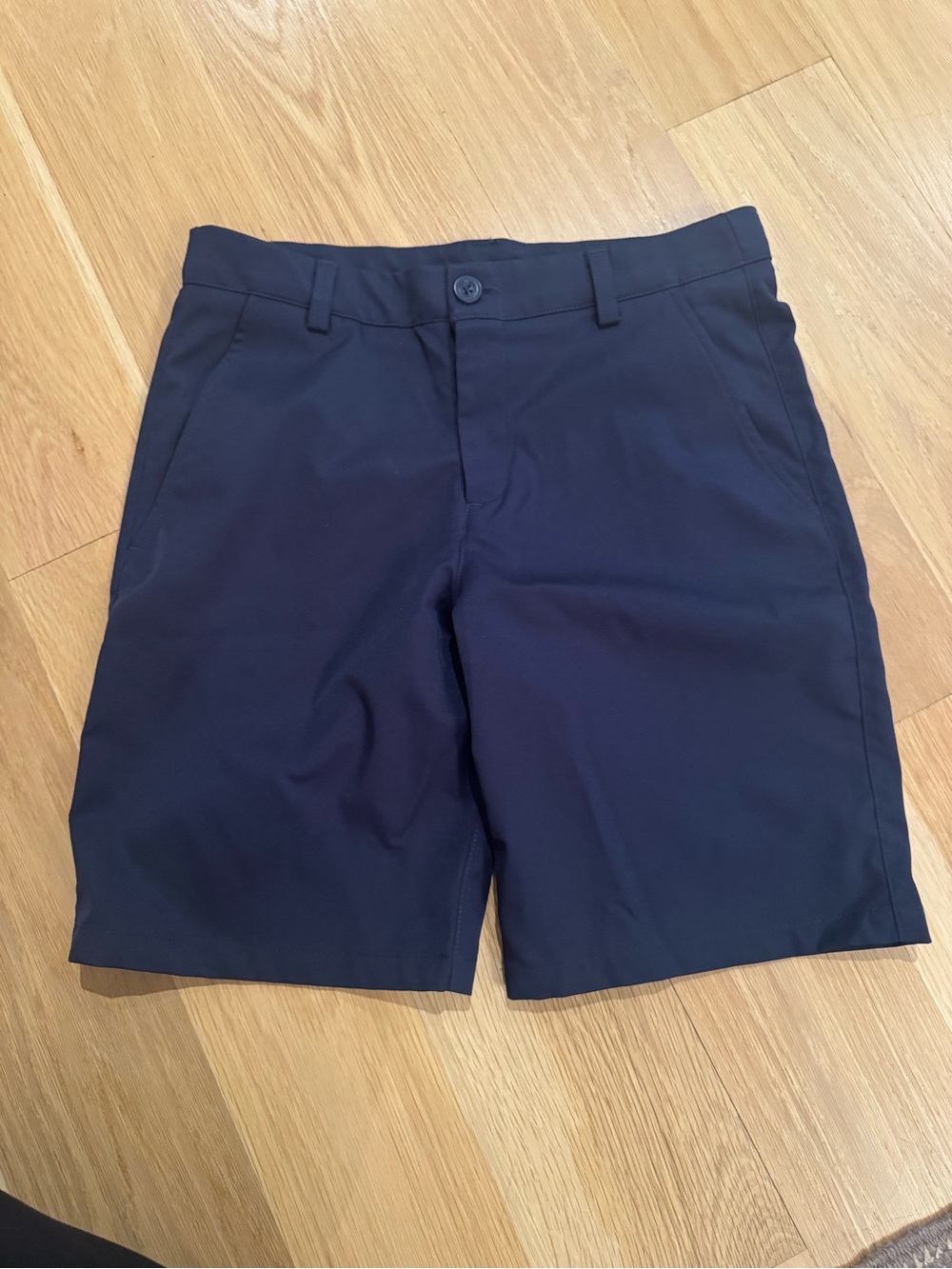 Under Armour Navy Flat-Front Performance Shorts